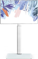 FITUEYES White TV Floor Stand