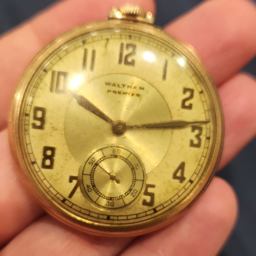 Waltham premier pocket watch - ,