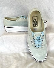 Vans Suede Cyan/light Blue Hi Platform Women’s Size 6 Pumps