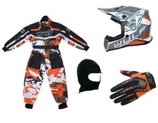 Kids Wulfsport Orange MX