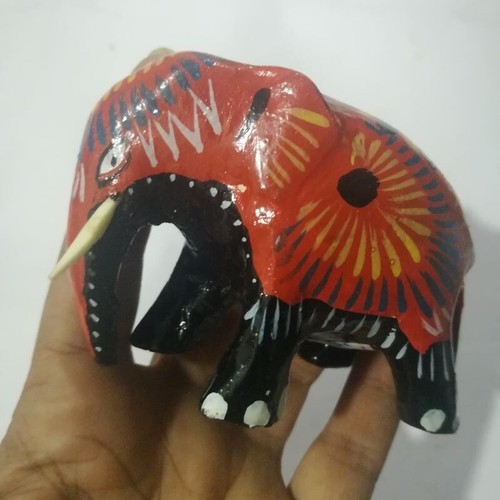 Elephant figurine handcrafted - elephant,