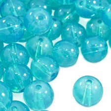 8mm TURQUOISE Glass DRAWBENCH