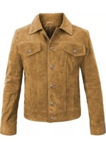 Men western suede leather - men's,