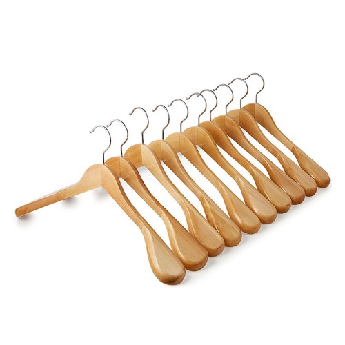 Wooden clothes hangers with - hangers,