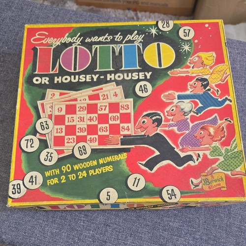 Vintage lotto housey - vintage,