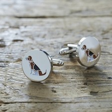 Silver plated cufflinks