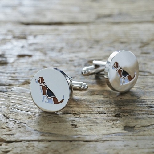 Silver plated cufflinks