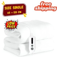 Electric Heated Under Blanket Single | 3 Heat Settings & 12H Auto-Off