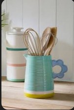 Next Vase Teal Blue Flower