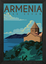 Armenia Lake Sevan Framed Wall