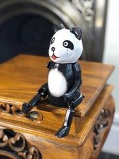 Wooden Panda Shelf Sitter