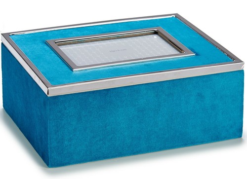 Jewellery box teal - teal, blue