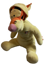 Large Disney Tigger Soft Toy Plush In Onsie Bedtime Dressing Gown 21”