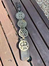 old leather strap with old