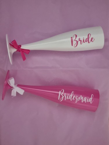 Pink personalised plastic