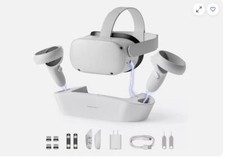 GEEKERA Charging Dock for MetaQuest3 Magnetic VR Charging Station with LED Light