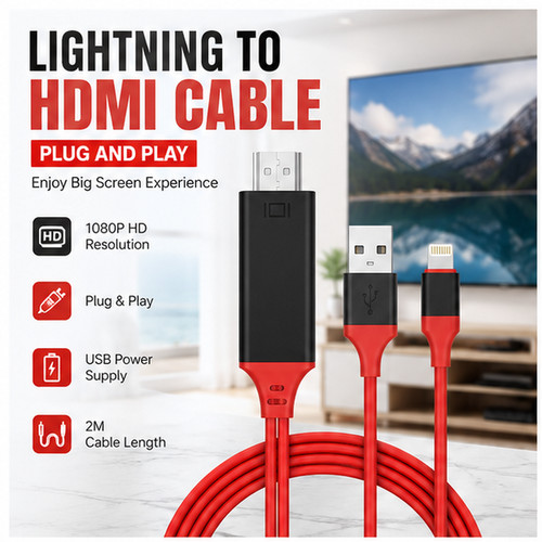 Apple hdmi hdtv - to, cable
