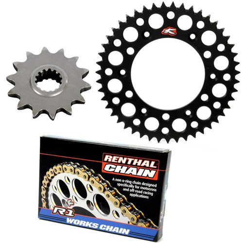 Renthal chain and sprocket kit - and,