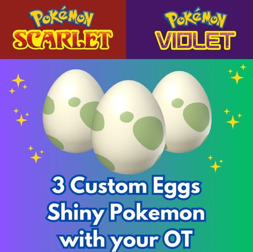 Shiny 6iv custom - shiny, eggs