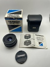 Tamron 28mm F2.5 Wide Angle Adaptall 2 Camera Lens - OM Mount - Model 02B