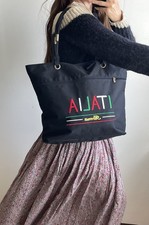 Italian  Canvas Tote Bag Large