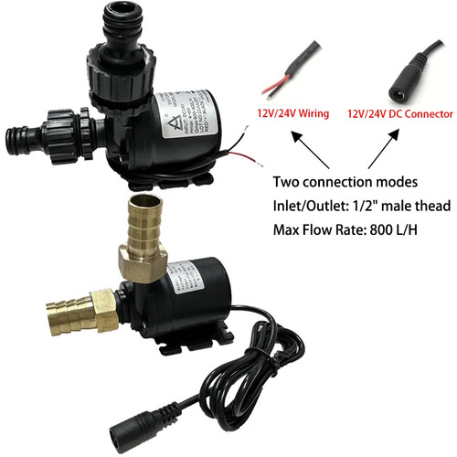 Water pump 12v 24v brushless - 12v,