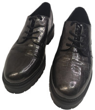 Black Lace up Womens Shoes UK