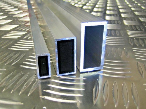 Aluminium rectangular tube - rectangular,