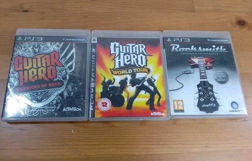 Ps3 game bundle guitar - game, x3