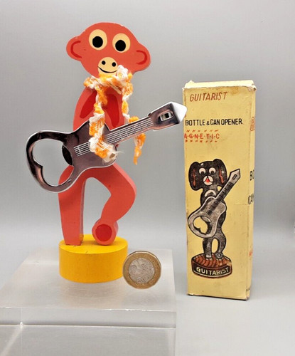 Vintage wooden monkey - vintage,