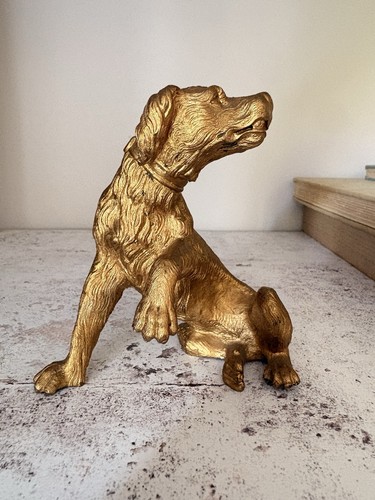 Vintage gilt bronze study - bronze, of