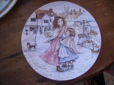 Royal Worcester NSPCC Plate 1988: A Christmas Wish.