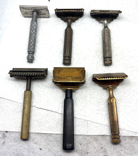 Vintage safety razor lot 6 - razor,