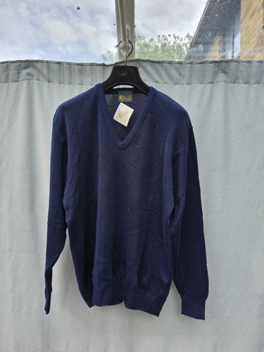 Balmoral navy blue neck wool - blue,