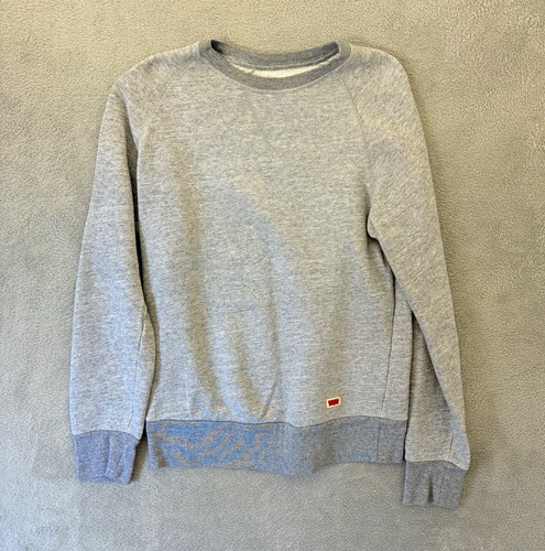 Levi men grey crew neck - men's,