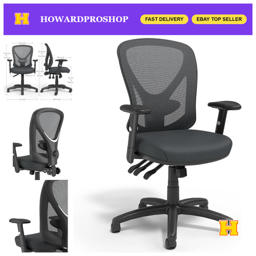 Ergonomic mesh task chair with - ergonomic,