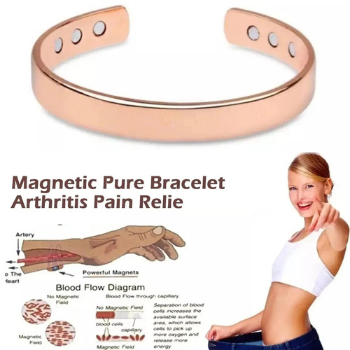 Pure copper bracelet magnetic - pure,