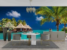 3D Ocean Beach Gazebo Cloud