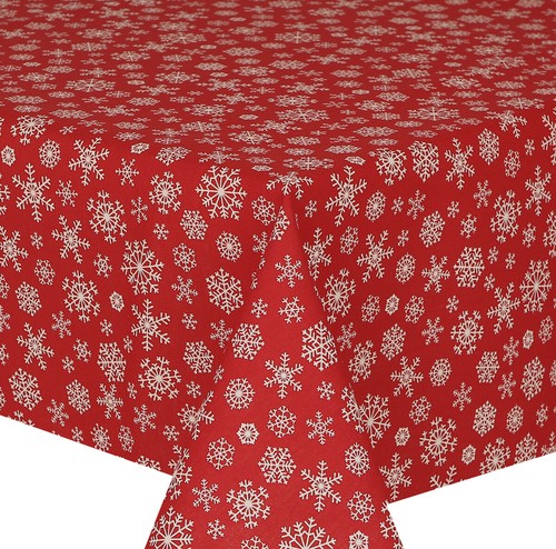 Snowflake red acrylic - red, table