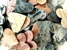 Wood Hearts 10-100 BIRCH TREE