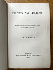 MALLOCK; Property and Progress