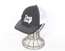 One Lane Baseball Cap Hat Mesh Trucker One Size Adjustable Bowling Racing Black