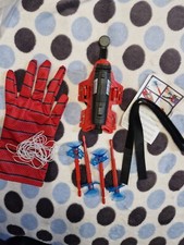 Spiderman Wrist Launcher Shooters Peter Parker Cosplay Props Shooting Device Toy