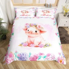 Lovely Pink Piglet/Quilt