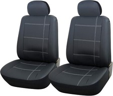 Real Leather Look Luxury Grey