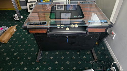 Atari asteroids cocktail table - asteroids,
