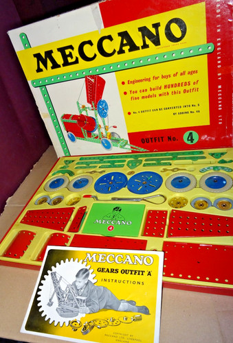 Vintage meccano outfit no 4 - meccano, no.4