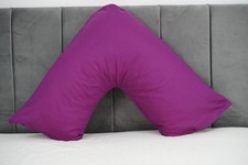 Quilted Pillow with FREE V Shape Pillowcases Orthopaedic Maternity Body Support.