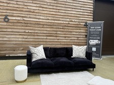 Black u Seater Sofa From