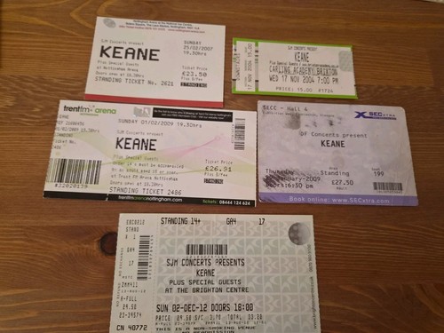 Keane concert tickets - keane, 5